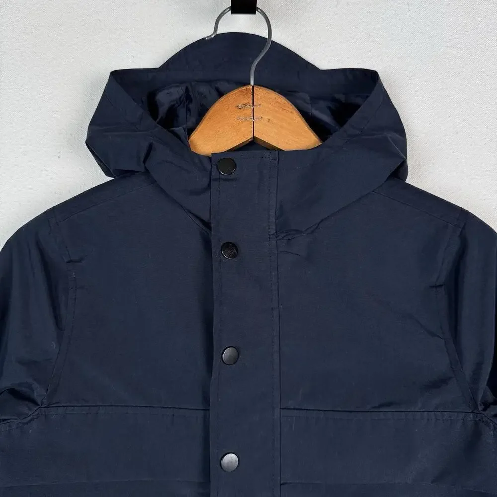 Old Navy Lined Hooded‎ Windbreaker M Size 8 Navy Blue